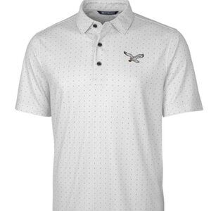 $120 Philadelphia Eagles Historic Cutter & Buck Pike Double Dot Print Mens 3XL